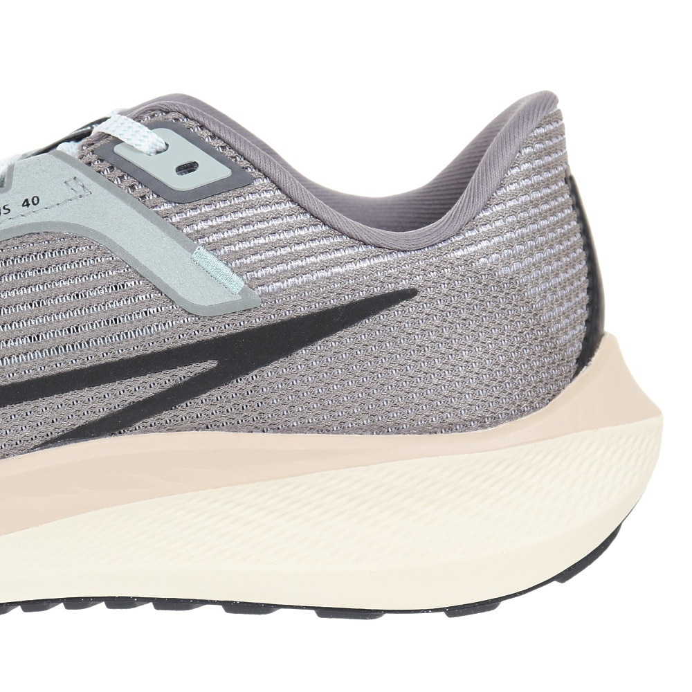 ナイキ（NIKE）（メンズ）ランニングシューズ エア ズーム ペガサス 40 プレミアム グレー FN7498-012 スニーカー トレーニング ジョグ 軽量 反発性 通気性