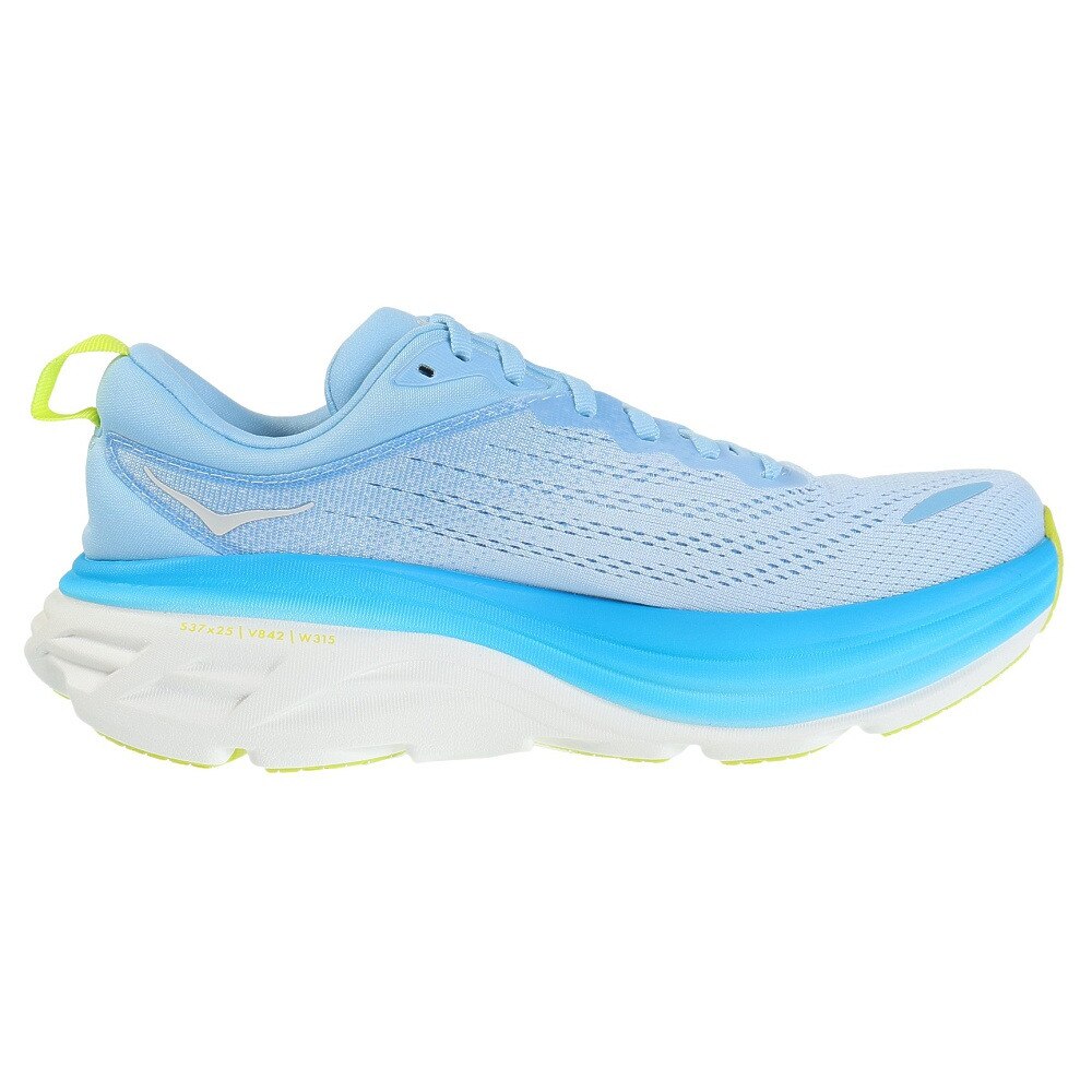 ホカ（HOKA）（メンズ）ランニングシューズ ボンダイ8 ライトブルー 1123202-ABDB スニーカー ジョギング トレーニング クッション性 軽量