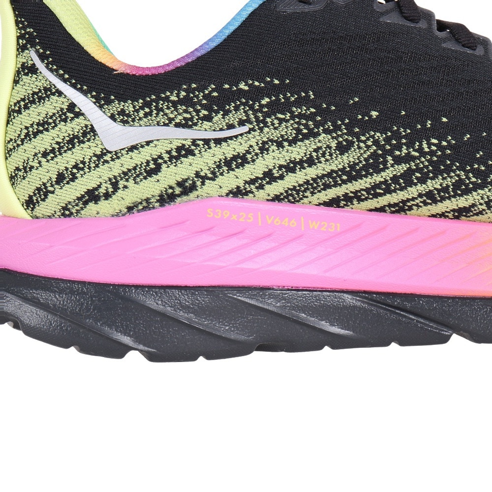 ホカ（HOKA）（メンズ）ランニングシューズ ジョギングシューズ マッハ5 レギュラー 1127893-BKML