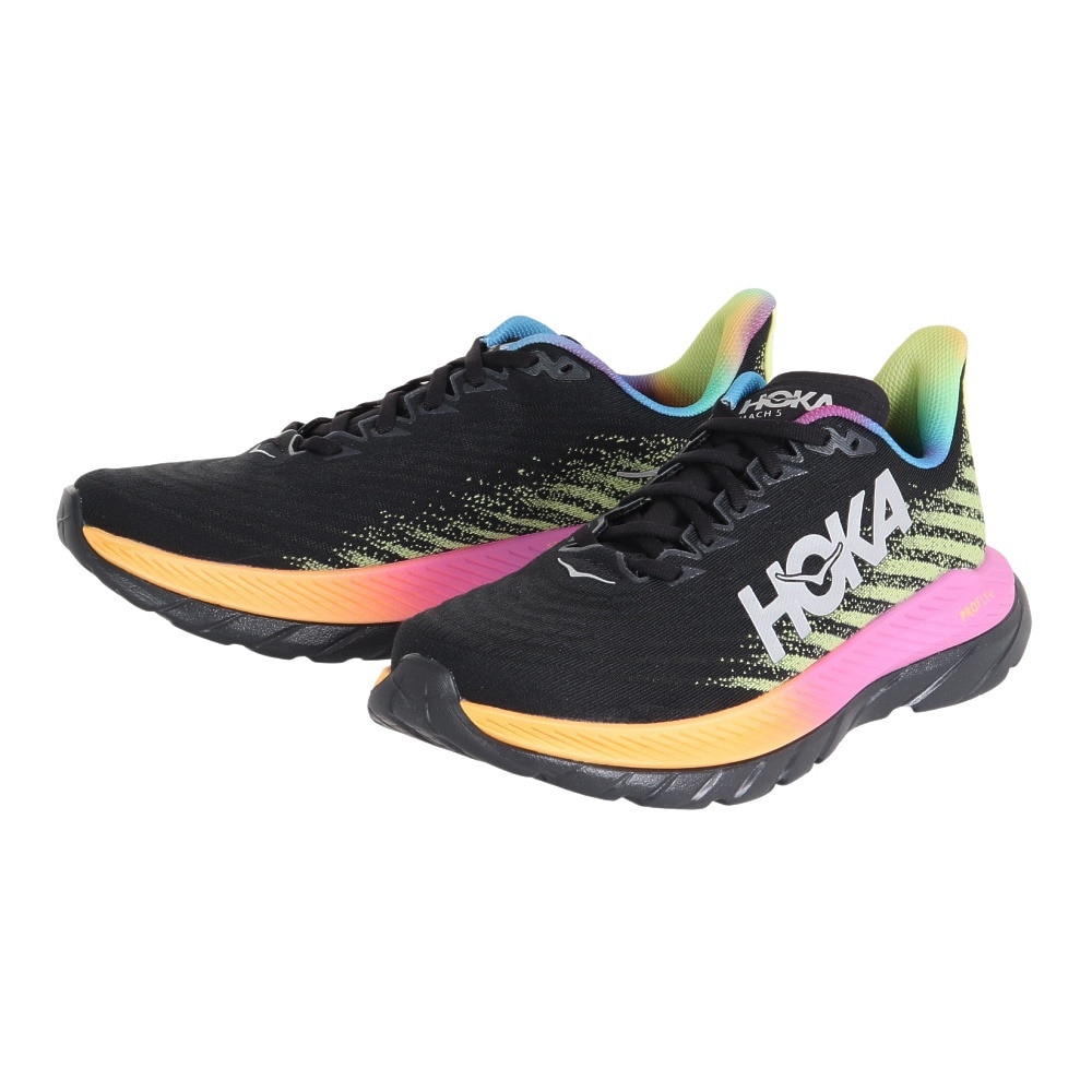 ホカ（HOKA）（メンズ）ランニングシューズ ジョギングシューズ マッハ5 1127893-BKML