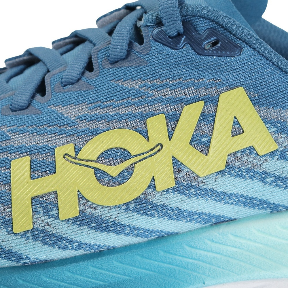 ホカ（HOKA）（メンズ）ランニングシューズ マッハ5 ブルー 1127893-BSOC スニーカー ジョギング トレーニング 軽量 弾力性 反発力