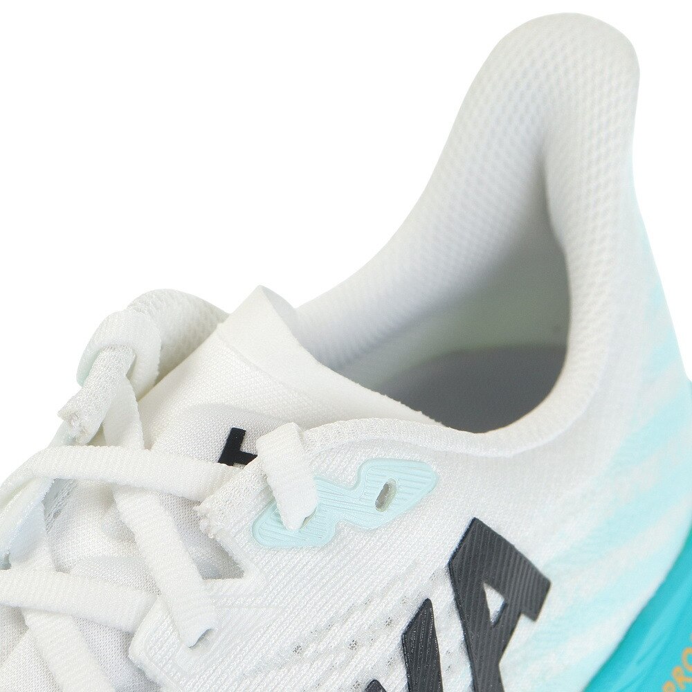 HOKA（メンズ）ランニングシューズ マッハ5 ホワイト 1127893-WBGL スニーカー ジョギング トレーニング 軽量 弾力性 反発力