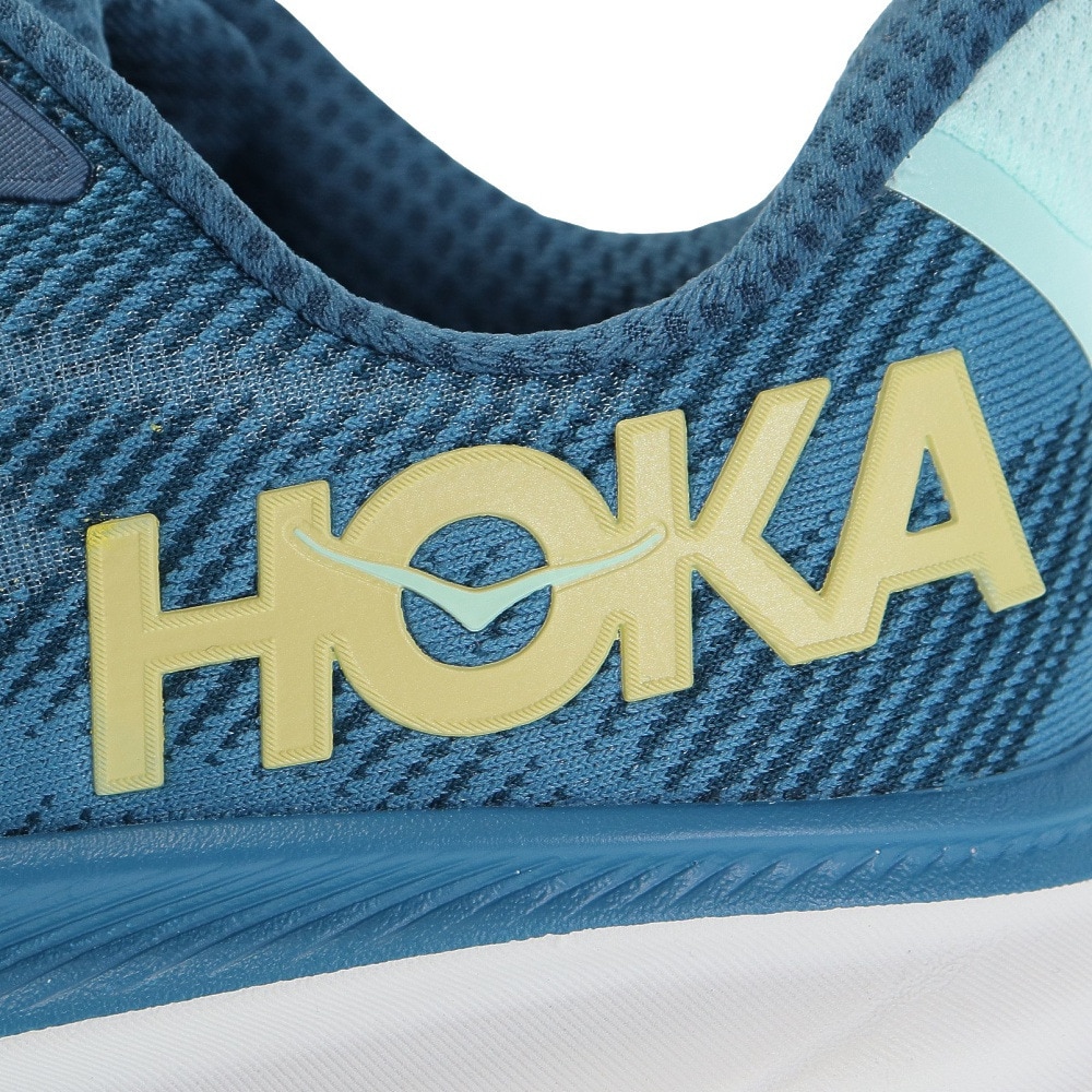 HOKA（メンズ）ランニングシューズ クリフトン9 ブルー 1127895-MOBS スニーカー ジョギング トレーニング 軽量 クッション性