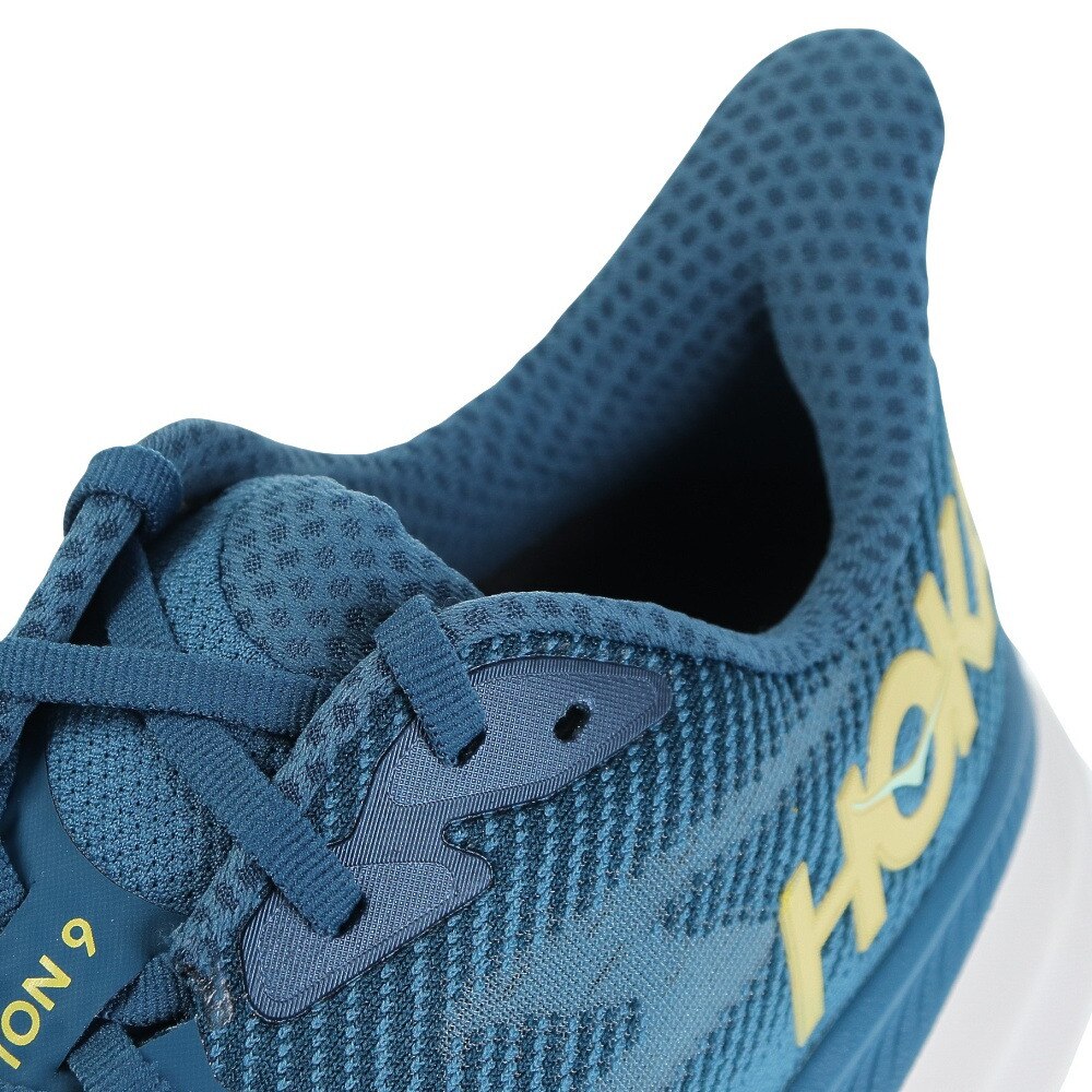 HOKA（メンズ）ランニングシューズ クリフトン9 ブルー 1127895-MOBS スニーカー ジョギング トレーニング 軽量 クッション性