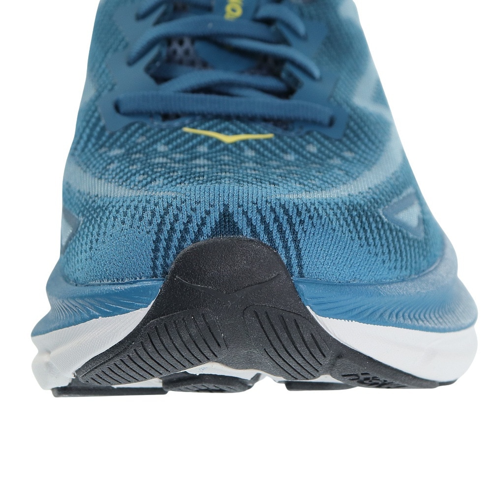 HOKA（メンズ）ランニングシューズ クリフトン9 ブルー 1127895-MOBS スニーカー ジョギング トレーニング 軽量 クッション性