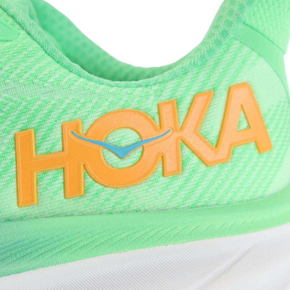 ホカ（HOKA）（メンズ）ランニングシューズ クリフトン9 ワイド ライトグリーン 1132210-ZLGL スニーカー ジョギング トレーニング 軽量 クッション性