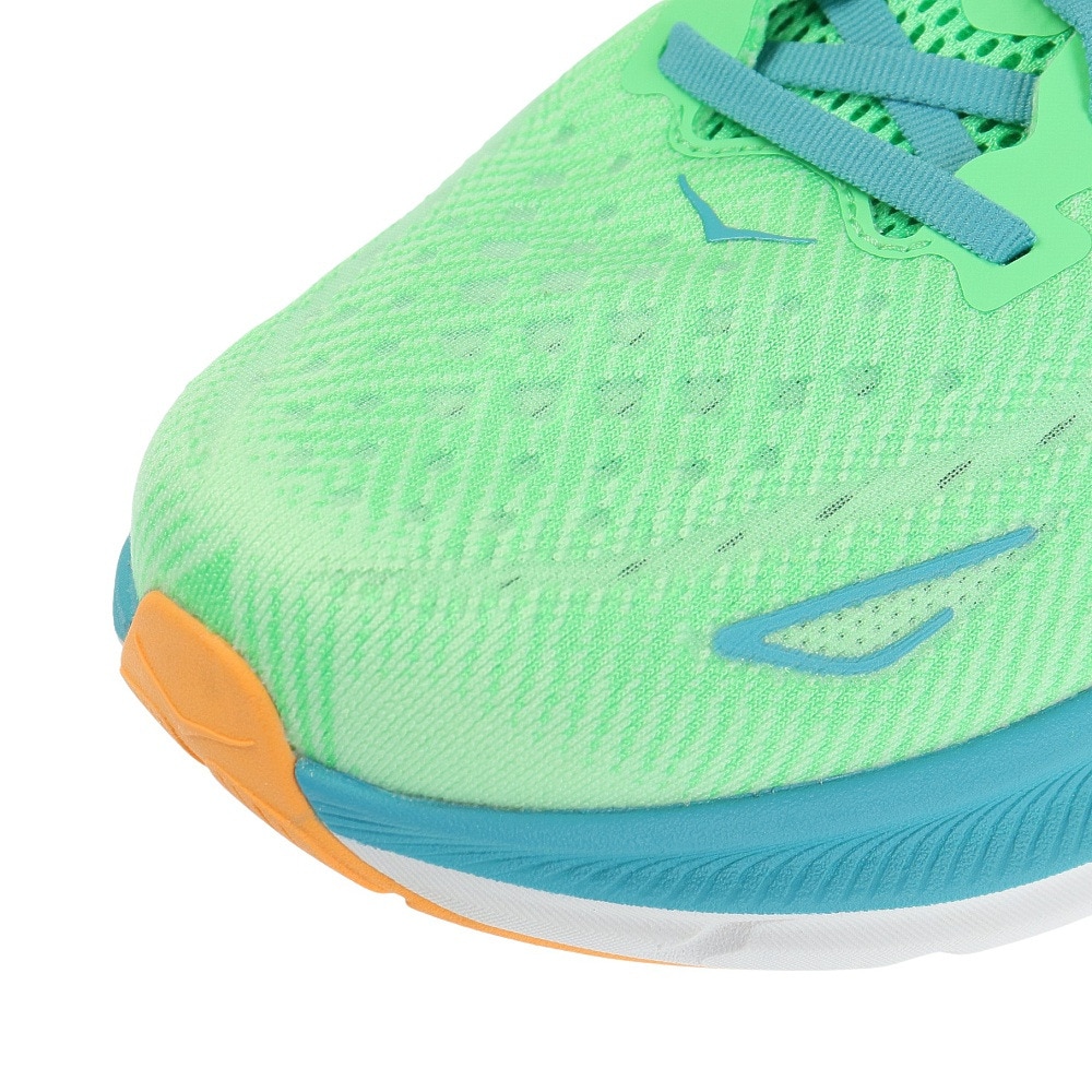 ホカ（HOKA）（メンズ）ランニングシューズ クリフトン9 ワイド ライトグリーン ワイド 1132210-ZLGL 軽量 クッション性