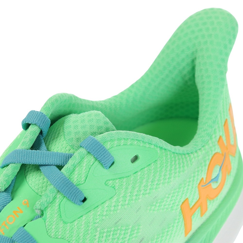ホカ（HOKA）（メンズ）ランニングシューズ クリフトン9 ワイド ライトグリーン ワイド 1132210-ZLGL 軽量 クッション性
