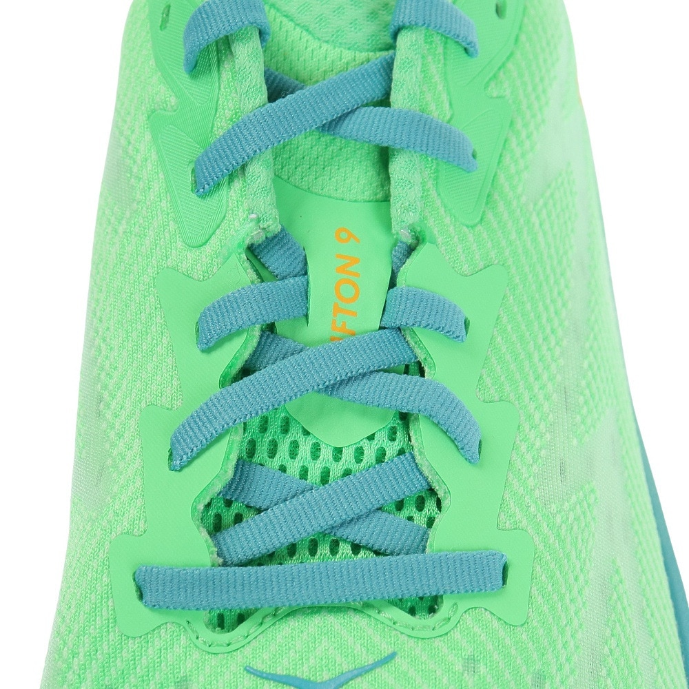 ホカ（HOKA）（メンズ）ランニングシューズ クリフトン9 ワイド ライトグリーン ワイド 1132210-ZLGL 軽量 クッション性