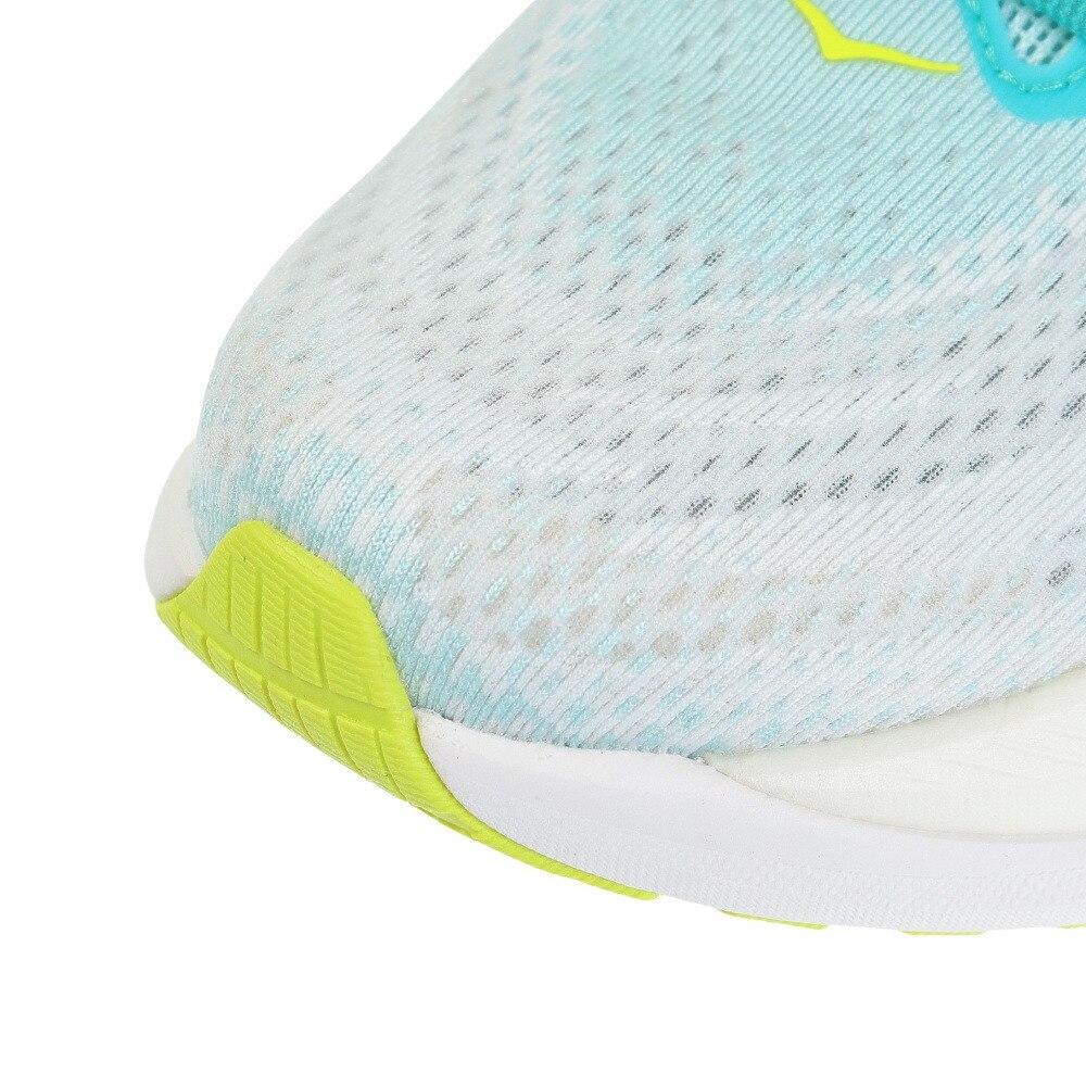 ホカ（HOKA）（メンズ）ランニングシューズ マッハX レギュラー ホワイト グリーン 1141450-WBGL スニーカー ジョギング トレーニング プレート 反発性