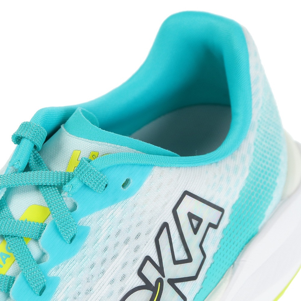ホカ（HOKA）（メンズ）ランニングシューズ マッハX レギュラー ホワイト グリーン 1141450-WBGL スニーカー ジョギング トレーニング プレート 反発性