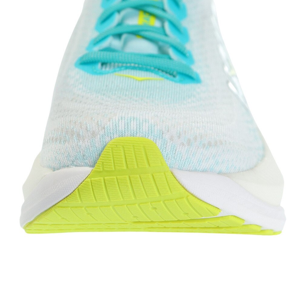 ホカ（HOKA）（メンズ）ランニングシューズ マッハX レギュラー ホワイト グリーン 1141450-WBGL スニーカー ジョギング トレーニング プレート 反発性