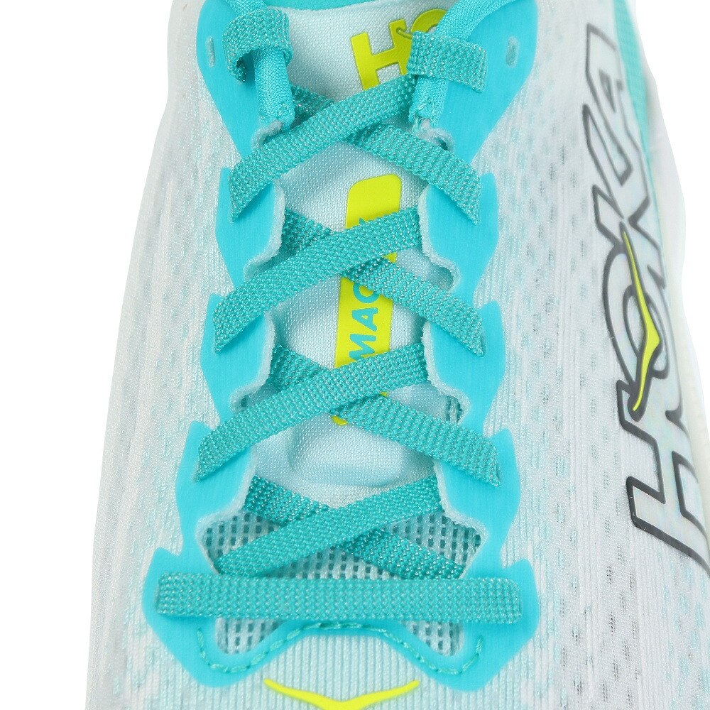 ホカ（HOKA）（メンズ）ランニングシューズ マッハX レギュラー ホワイト グリーン 1141450-WBGL スニーカー ジョギング トレーニング プレート 反発性