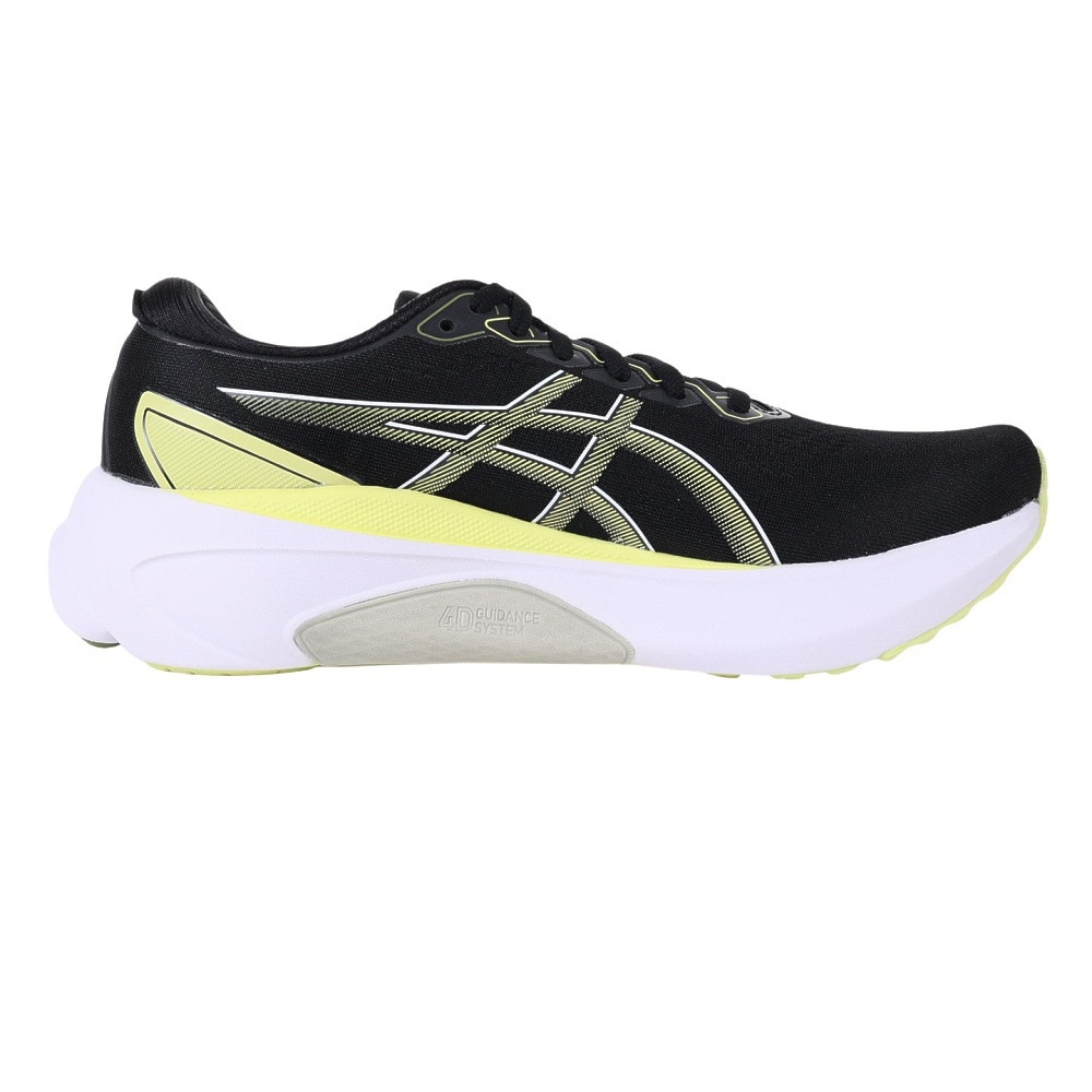 アシックス（ASICS）（メンズ）ランニング シューズ ゲル カヤノ 30 ブラック イエロー 1011B548.003 スニーカー ジョギング マラソン 安定性 クッション性