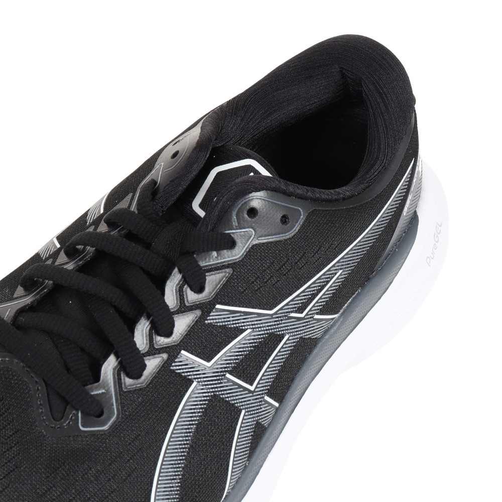 アシックス（ASICS）（メンズ）ランニング シューズ ゲル カヤノ 30 EXWIDE ブラック グレー 1011B690.002 スニーカー ジョグ マラソン 安定性 クッション性