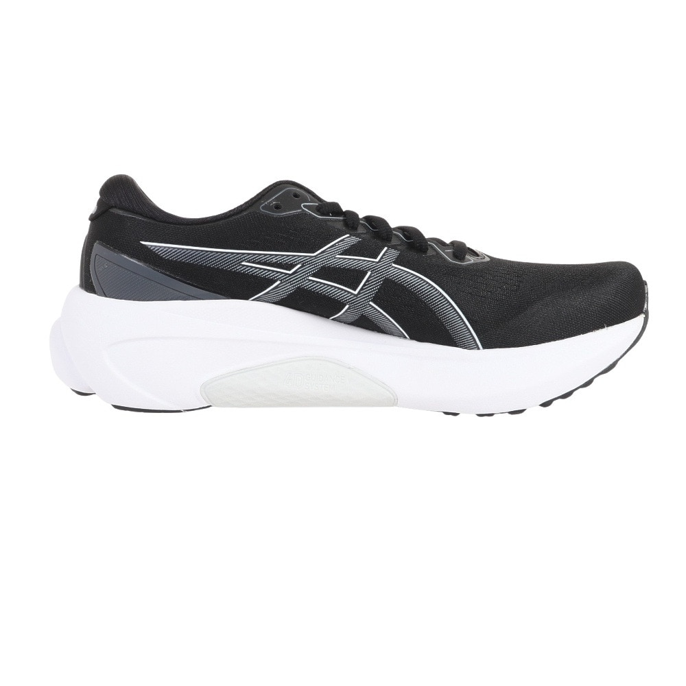 アシックス（ASICS）（メンズ）ランニング シューズ ゲル カヤノ 30 EXWIDE ブラック グレー 1011B690.002 スニーカー ジョグ マラソン 安定性 クッション性