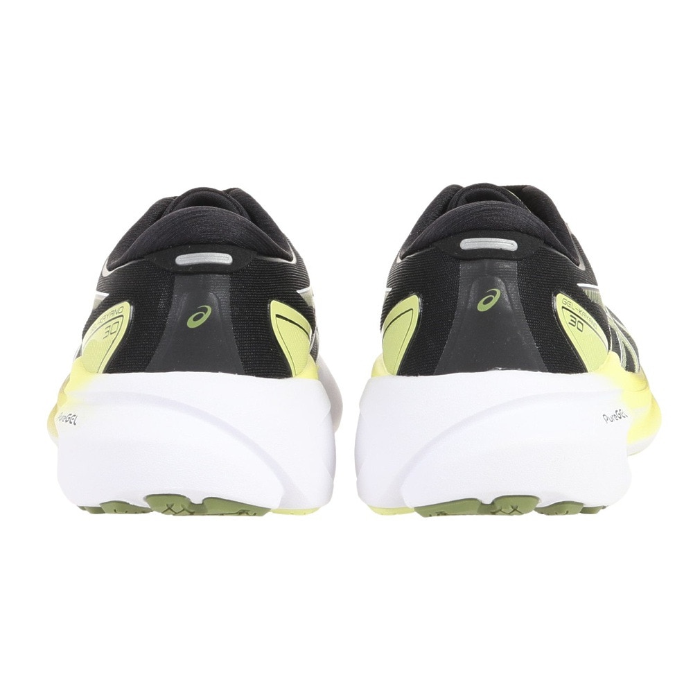 アシックス（ASICS）（メンズ）ランニング シューズ ゲル カヤノ 30 EXWIDE ブラック イエロー 1011B690.003 スニーカー ジョグ マラソン 安定性 クッション性