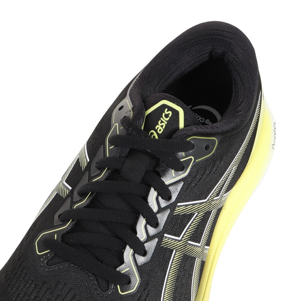 アシックス（ASICS）（メンズ）ランニング シューズ ゲル カヤノ 30 EXWIDE ブラック イエロー 1011B690.003 スニーカー ジョグ マラソン 安定性 クッション性