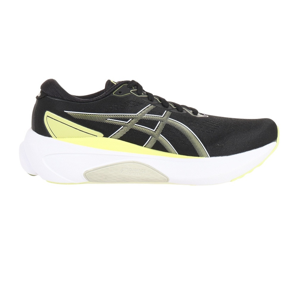 アシックス（ASICS）（メンズ）ランニング シューズ ゲル カヤノ 30 EXWIDE ブラック イエロー 1011B690.003 スニーカー ジョグ マラソン 安定性 クッション性