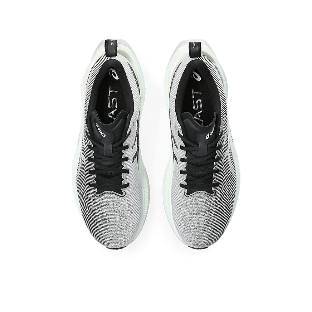 アシックス（ASICS）（メンズ）ランニングシューズ スーパーブラスト ホワイト グレー 1013A127.101 スニーカー トレーニング ジョギング クッション性 反発性