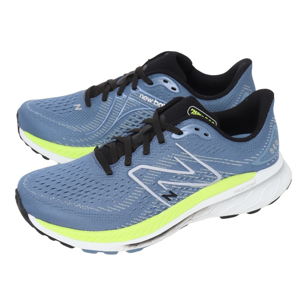 ニューバランス（new balance）（メンズ）ランニングシューズ フレッシュ フォーム X 860 v13 ブルー M860O132E スニーカー  ウォーク クッション性 スポーツ用品はスーパースポーツゼビオ