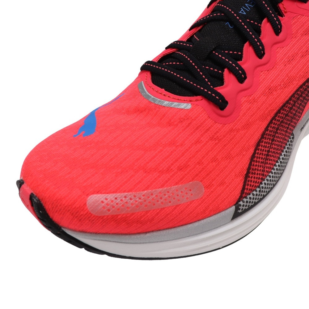 プーマ（PUMA）（メンズ）ランニング シューズ ディヴィエイト ニトロ 2 レッド 37680714 スニーカー トレーニング クッション性 厚底 軽量