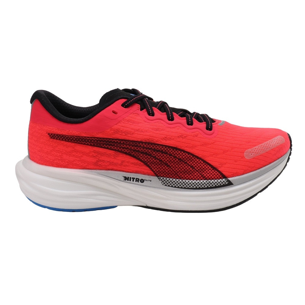 プーマ（PUMA）（メンズ）ランニング シューズ ディヴィエイト ニトロ 2 レッド 37680714 スニーカー トレーニング クッション性 厚底 軽量