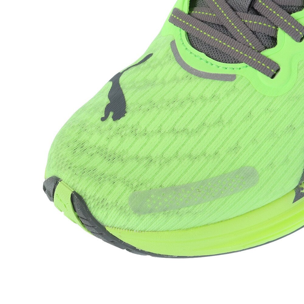 プーマ（PUMA）（メンズ）ランニング シューズ ディヴィエイト ニトロ 2 フラッシュグリーン 37680716 スニーカー トレーニング クッション性 厚底 軽量