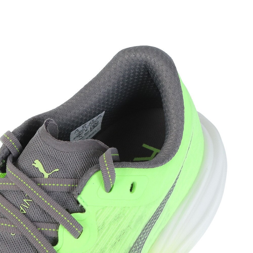 プーマ（PUMA）（メンズ）ランニング シューズ ディヴィエイト ニトロ 2 フラッシュグリーン 37680716 スニーカー トレーニング クッション性 厚底 軽量