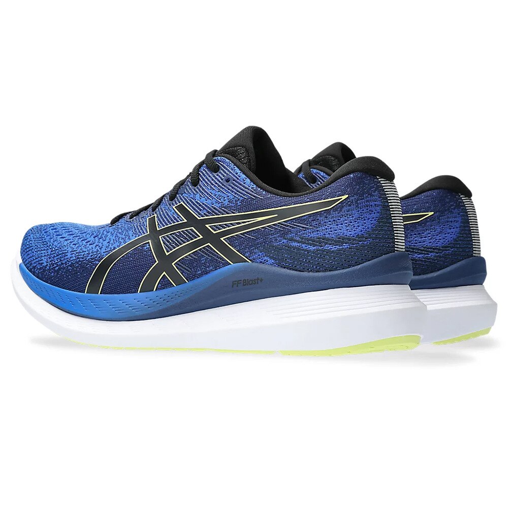 アシックス（ASICS）（メンズ）ランニングシューズ グライドライド 3 WIDE ブルー ブラック 1011B335.404 スニーカー トレーニング スポーツ 軽量 反発性