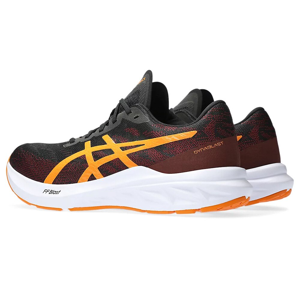 アシックス（ASICS）（メンズ）ランニングシューズ ダイナブラスト 3 ブラック オレンジ 1011B460.006 スニーカー トレーニング スポーツ 安定性 反発性