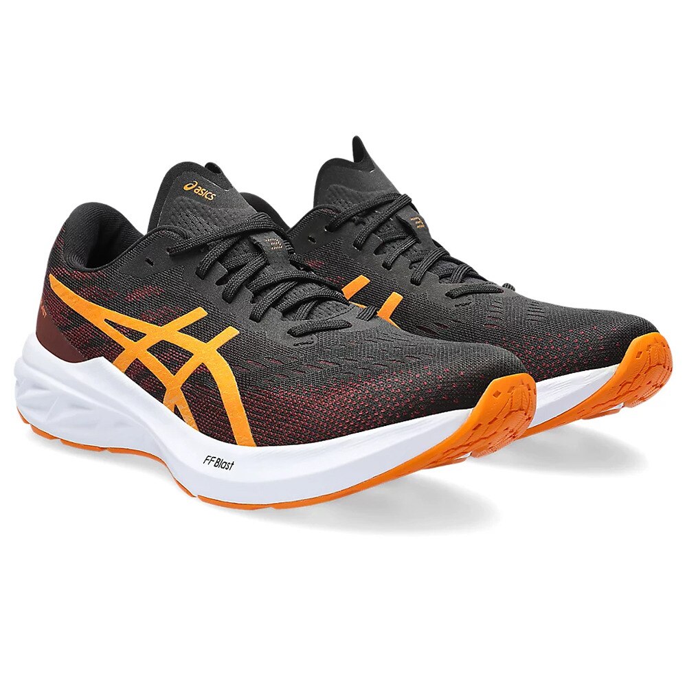 アシックス（ASICS）（メンズ）ランニングシューズ ダイナブラスト 3 ブラック オレンジ 1011B460.006 スニーカー トレーニング スポーツ 安定性 反発性