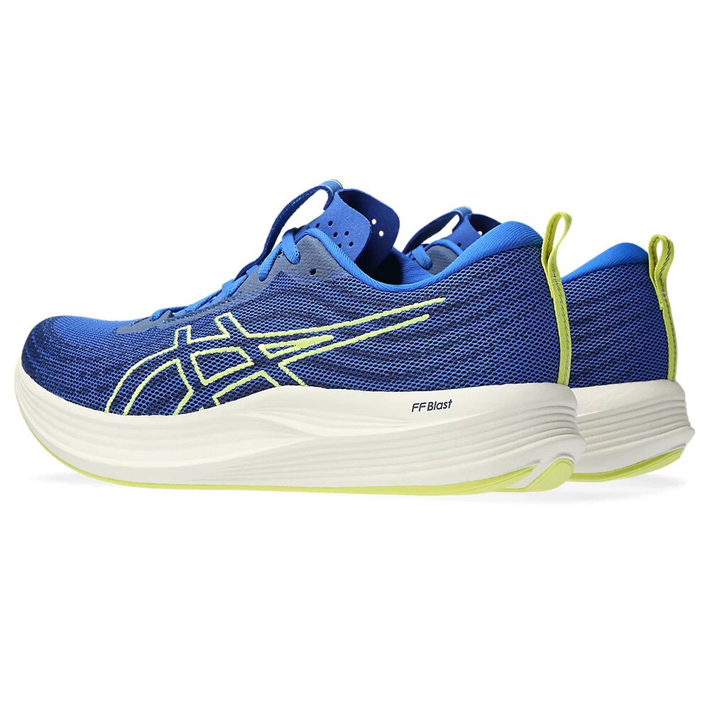 アシックス（ASICS）（メンズ）ランニングシューズ エボライド スピード ブルー イエロー 1011B612.402 スニーカー トレーニング スポーツ 軽量 クッション性