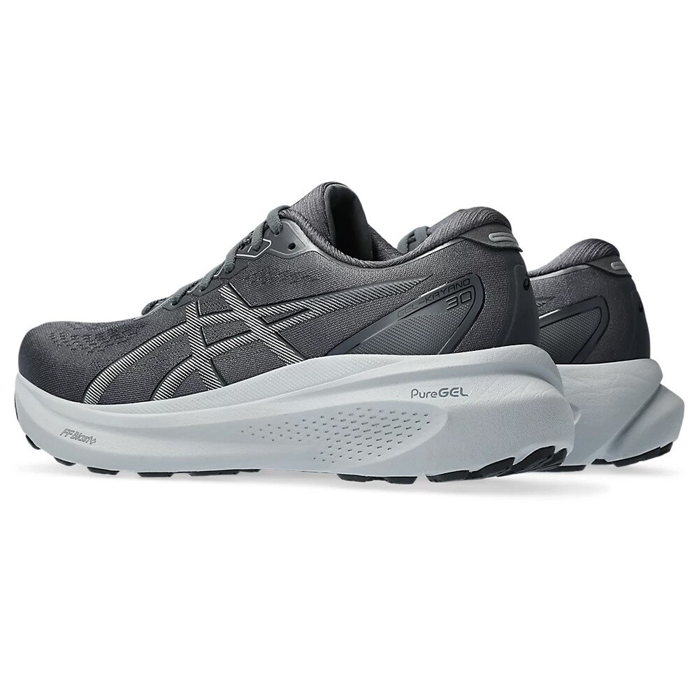アシックス（ASICS）（メンズ）ランニング シューズ ゲル カヤノ 30 EXWIDE グレー 1011B690.020 スニーカー ジョギング マラソン 厚底 安定性 クッション性