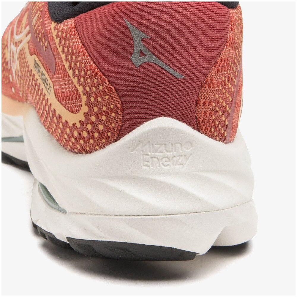 ミズノ（MIZUNO）（メンズ）ランニング シューズ ウェーブ ライダー 27 エンジ J1GC230307 スニーカー ジョギング クッション性 安定性 反発性