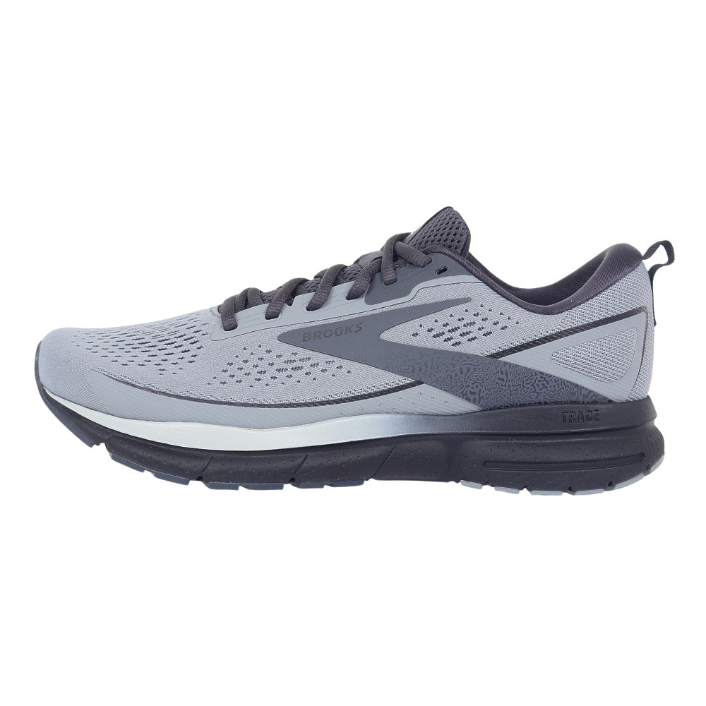 ブルックス（BROOKS）（メンズ）ランニングシューズ ジョギングシューズ トレース3 ワイド BRM4124 GRY/B