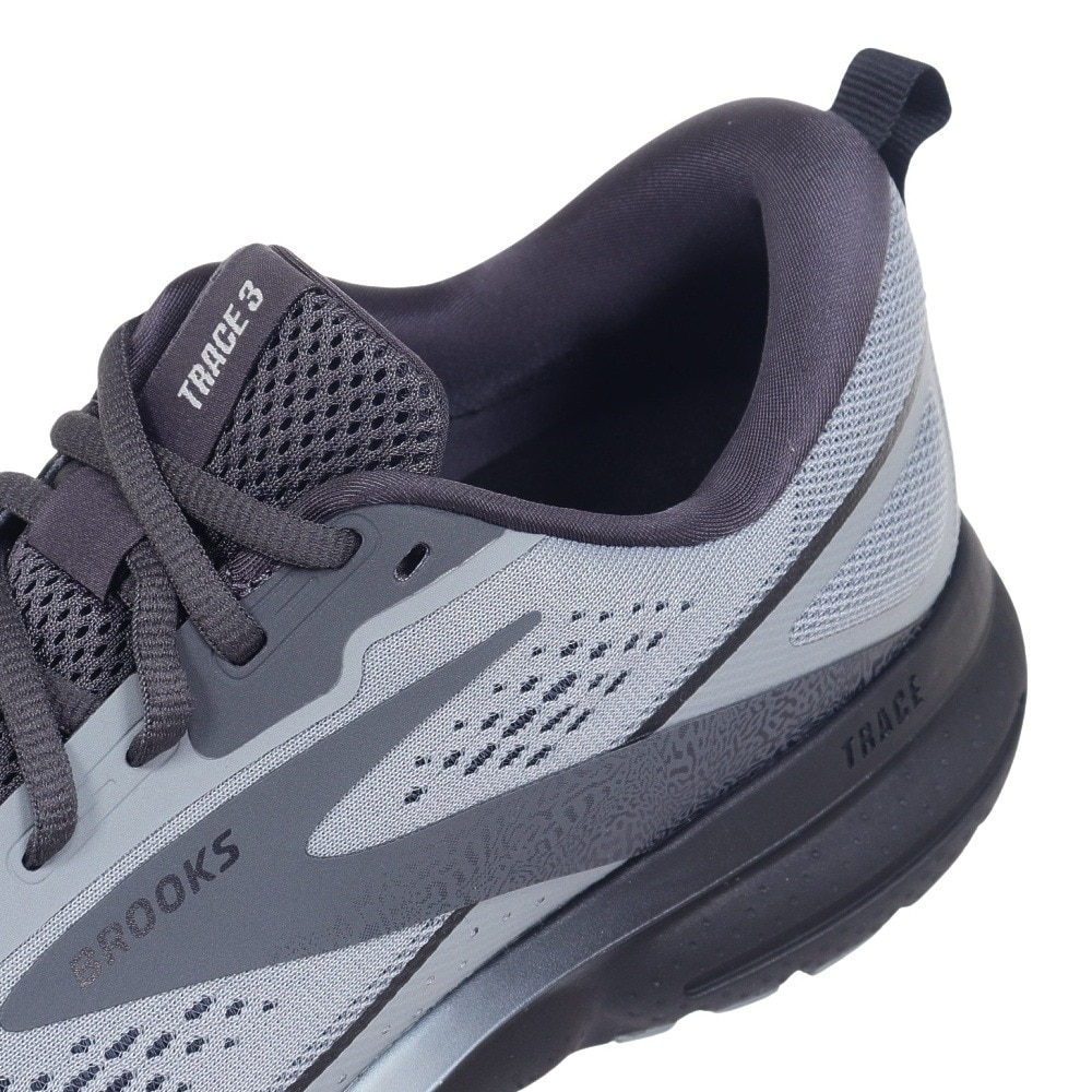 ブルックス（BROOKS）（メンズ）ランニングシューズ ジョギングシューズ トレース3 ワイド BRM4124 GRY/B