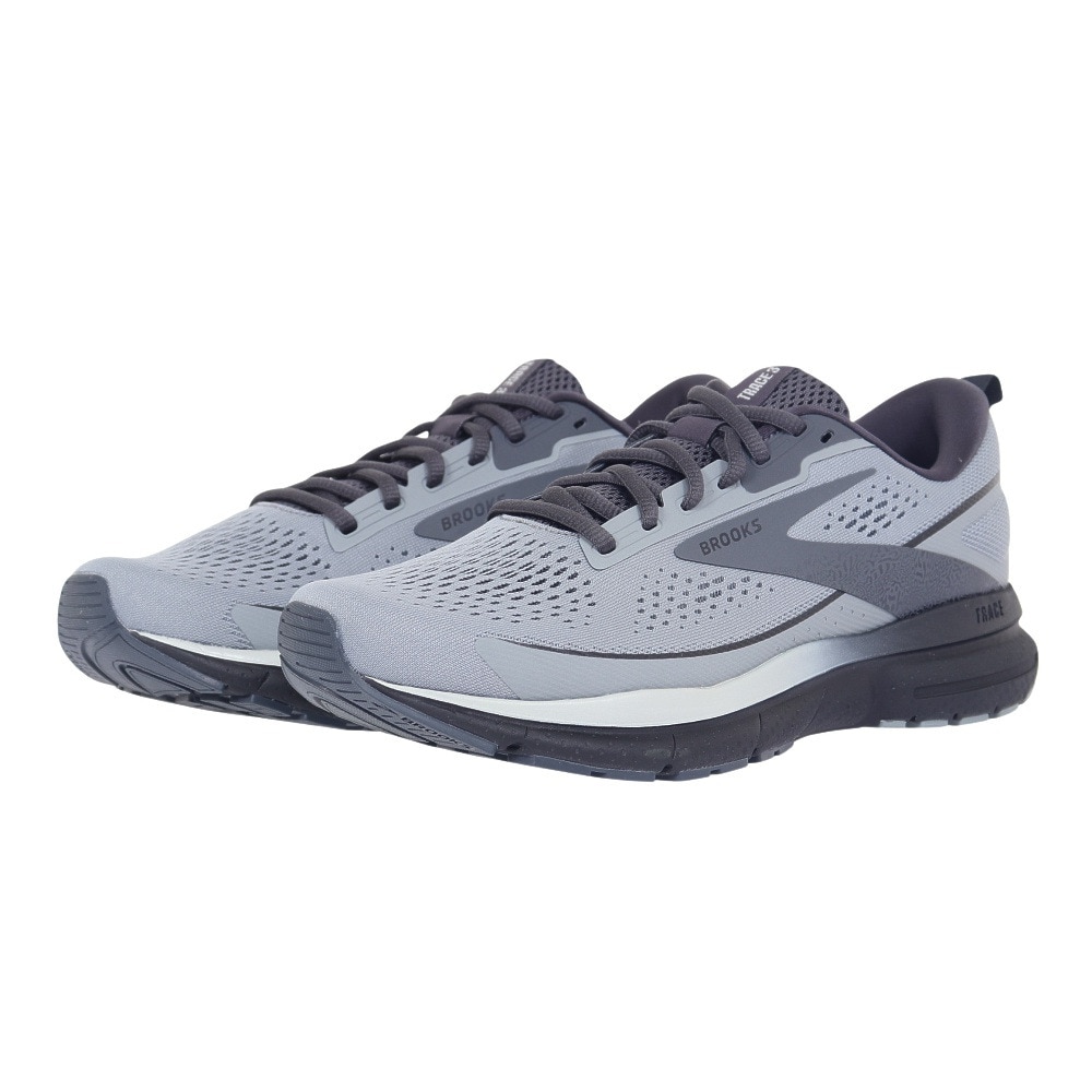 ブルックス（BROOKS）（メンズ）ランニングシューズ ジョギングシューズ トレース3 ワイド BRM4124 GRY/B