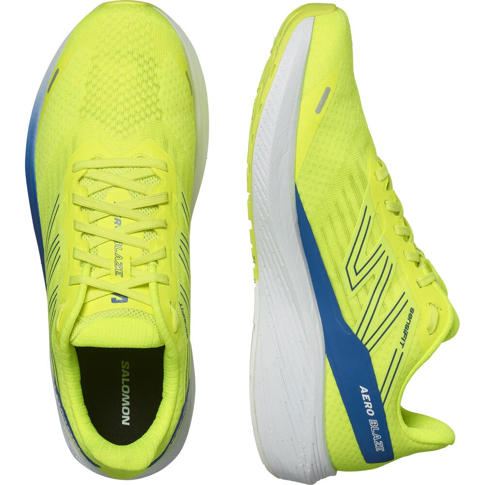 サロモン（SALOMON）（メンズ）ランニングシューズ エアロブレイズ イエロー L47382000 スニーカー ジョギング トレーニング スポーツ シューズ
