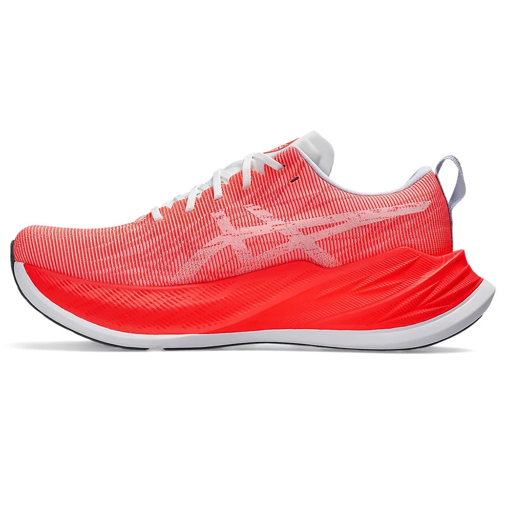 アシックス（ASICS）（メンズ、レディース）ランニングシューズ スーパーブラスト ホワイト オレンジ 1013A143.100 スニーカー トレーニング クッション性