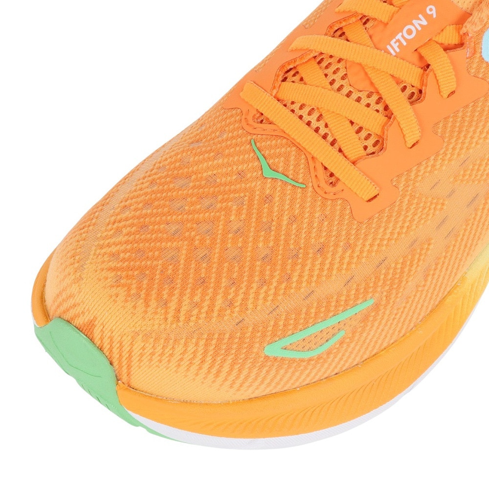 ホカ（HOKA）（メンズ）ランニングシューズ クリフトン9 ワイド オレンジ 1132210-SLRL スニーカー ジョグ クッション性 ウォーキング  | スポーツ用品はスーパースポーツゼビオ