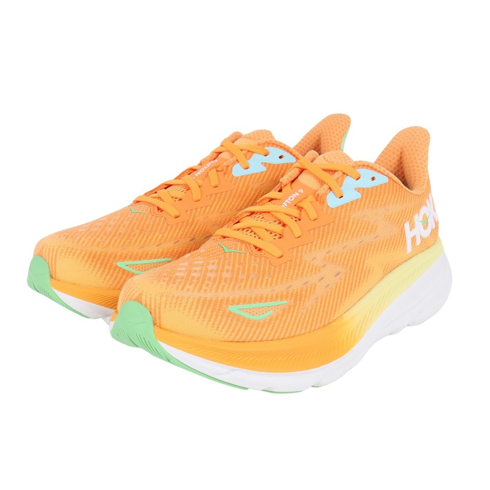 ホカ（HOKA）（メンズ）ランニングシューズ ジョギングシューズ クリフトン9 Wide 1132210-SRSH