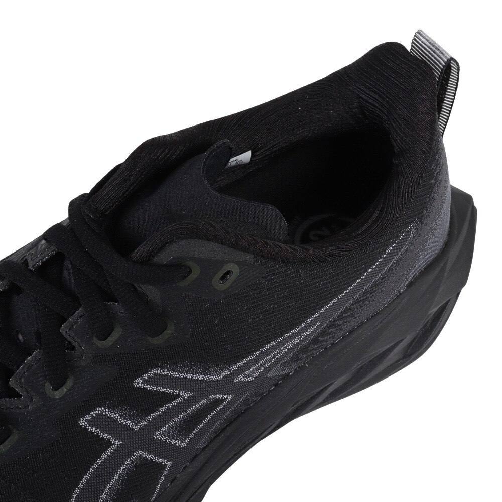 アシックス（ASICS）（メンズ）ランニングシューズ ノヴァブラスト4 ワイド ブラック 1011B694.002 スニーカー ジョギング トレーニング 厚底 通気性 耐久性