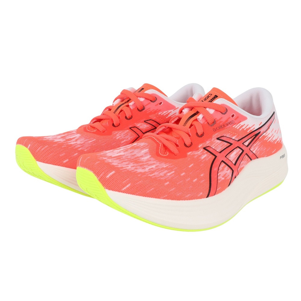 アシックス（ASICS）（メンズ）ランニングシューズ エボライドスピード2 レッド 1011B789.600 スニーカー ジョギング トレーニング 軽量 クッション性 