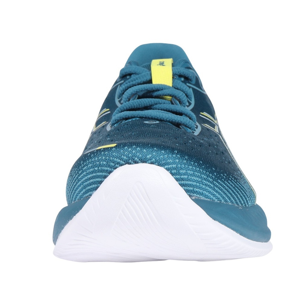 アシックス（ASICS）（メンズ）ランニングシューズ ゲル キュムラス26 エクストラワイド ケリーグリーン 1011B791.400 スニーカー ジョグ