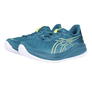 アシックス（ASICS）（メンズ）ランニングシューズ ゲル キュムラス26 エクストラワイド ケリーグリーン 1011B791.400 スニーカー ジョグ