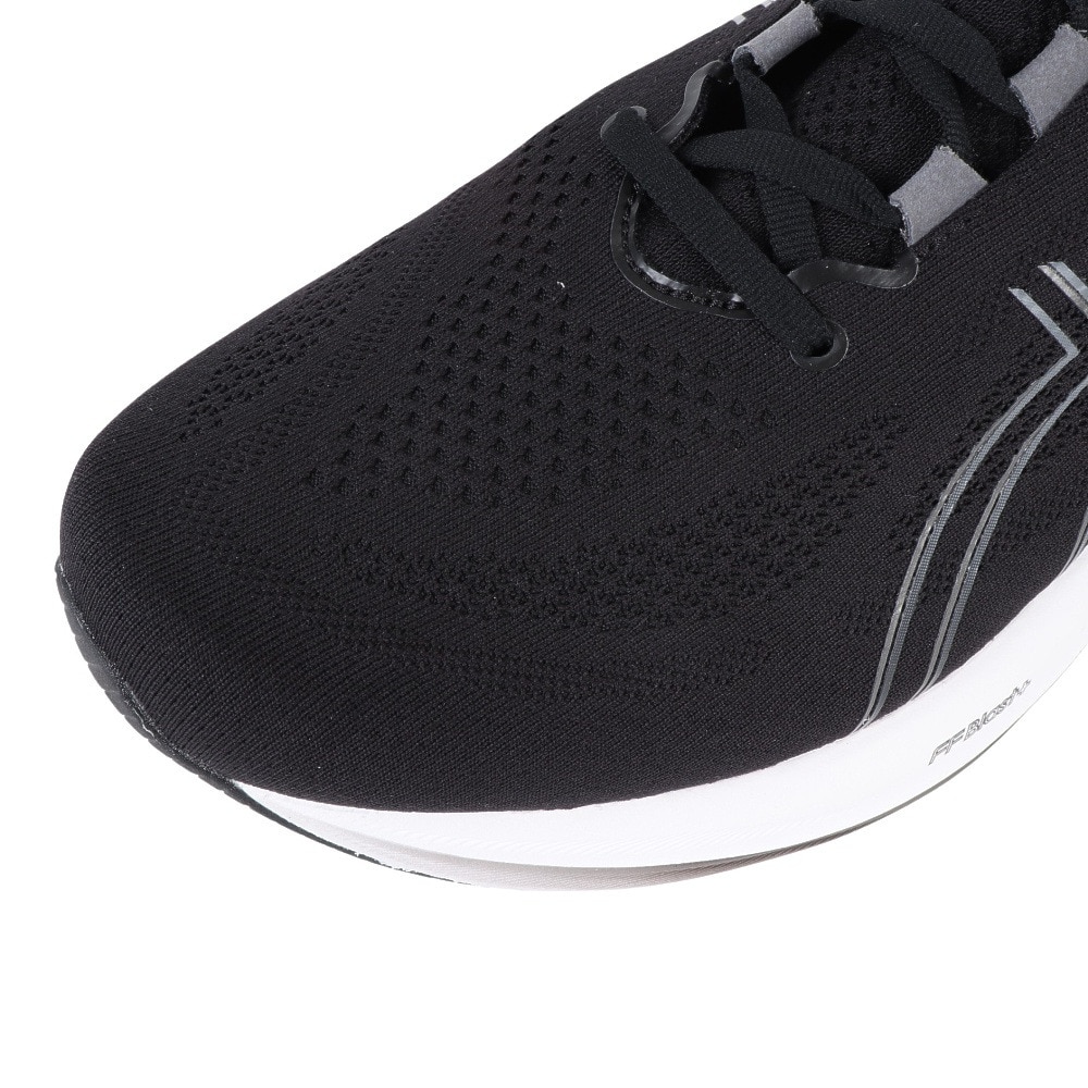 アシックス（ASICS）（メンズ）ランニングシューズ ゲルニンバス26エクストラワイド ブラックグレー 1011B796.001 スニーカー トレーニング 軽量 クッション性