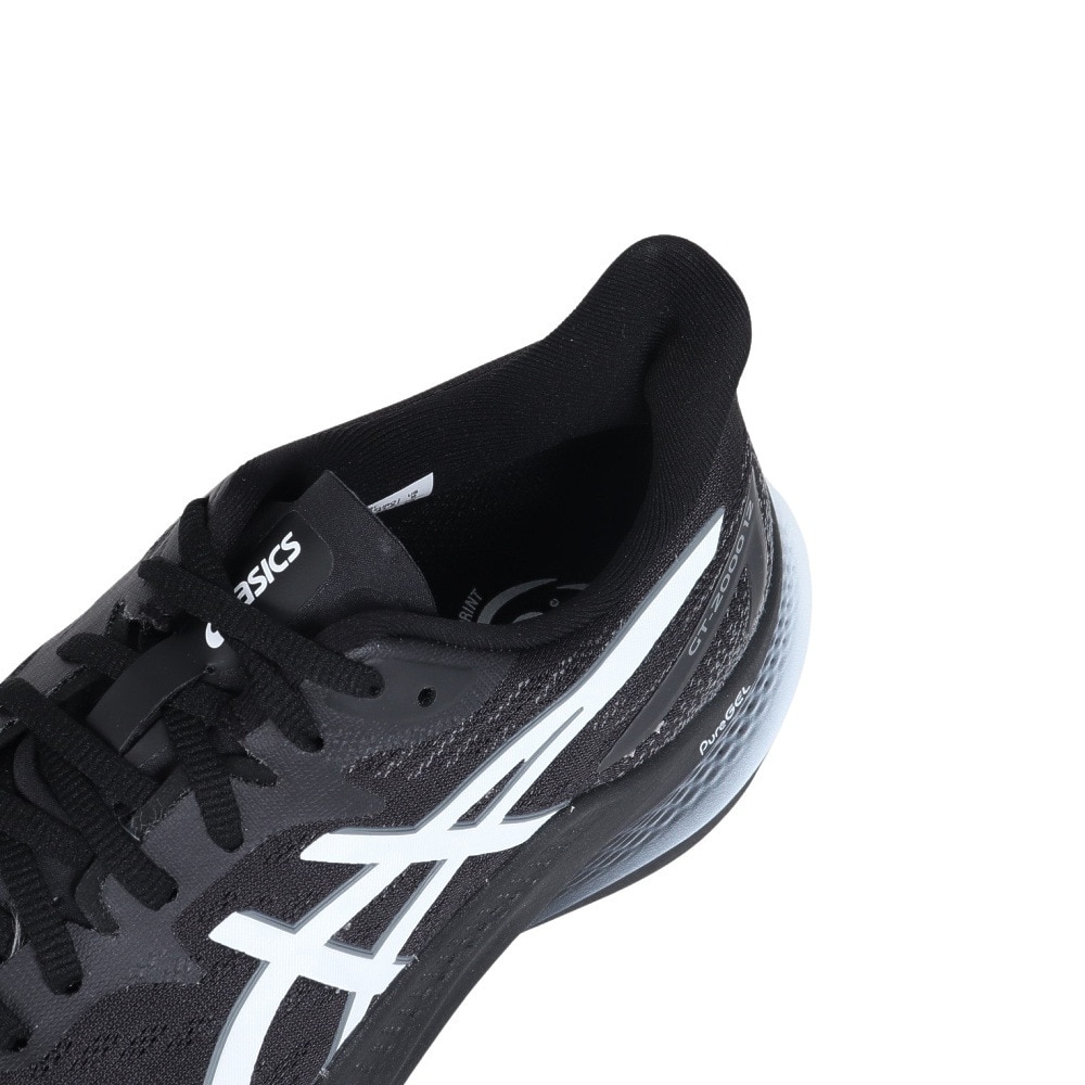 アシックス（ASICS）（メンズ）ランニングシューズ GT-2000 12 ブラック 1011B691.006 スニーカー ジョギング ウォーキング トレーニング 安定性 軽量