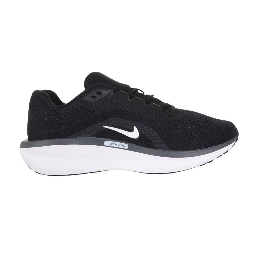 ナイキ（NIKE）（メンズ）ランニングシューズ ウィンフロー 11 FJ9509-001 黒 AIR WINFLO 11 通気性