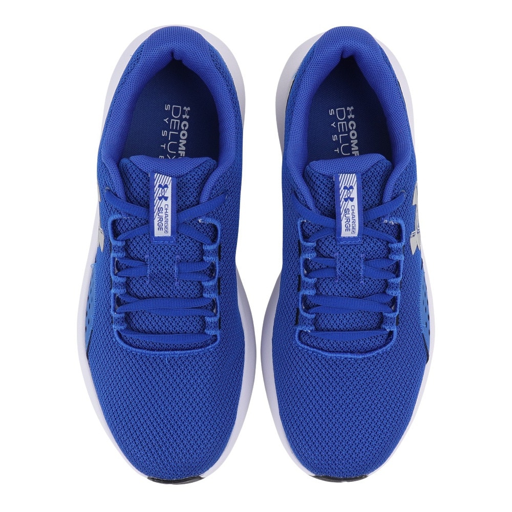 アンダーアーマー（UNDER ARMOUR）（メンズ）ランニングシューズ チャージドサージ4 ブルー 3027000 400 スニーカー ジョギング クッション性 軽量 通気性